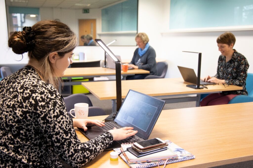 Shared workspace at Babble Research